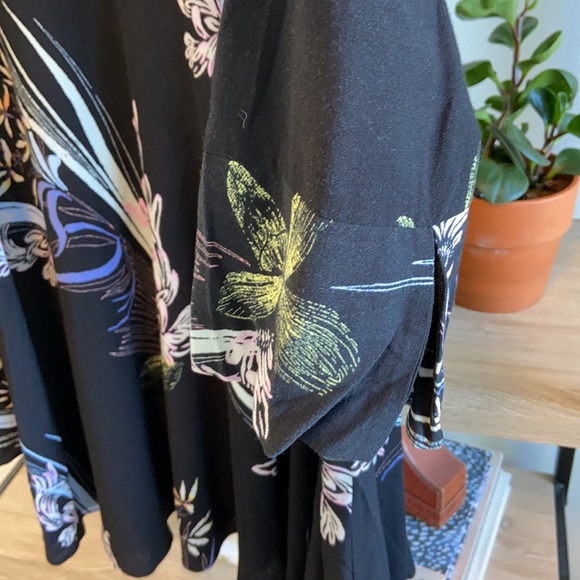 Free People Clear Skies Tie Cold Shoulder Tunic or Dress, M - Picture 7 of 16